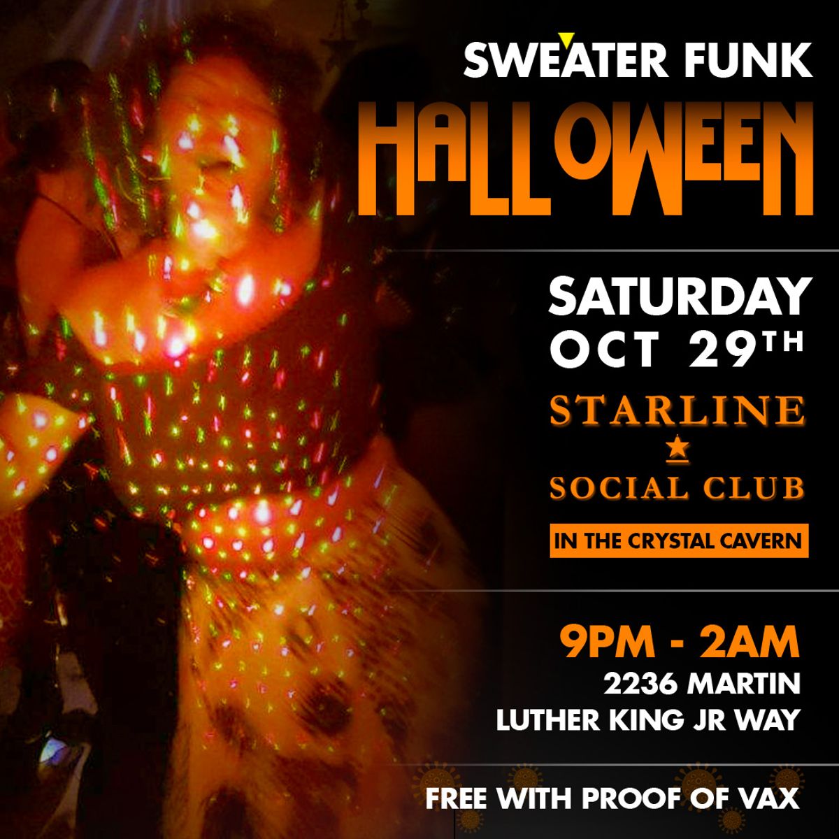 Sweaterfunk Halloween At Starline Social Club On Sat Oct 29th 2022 