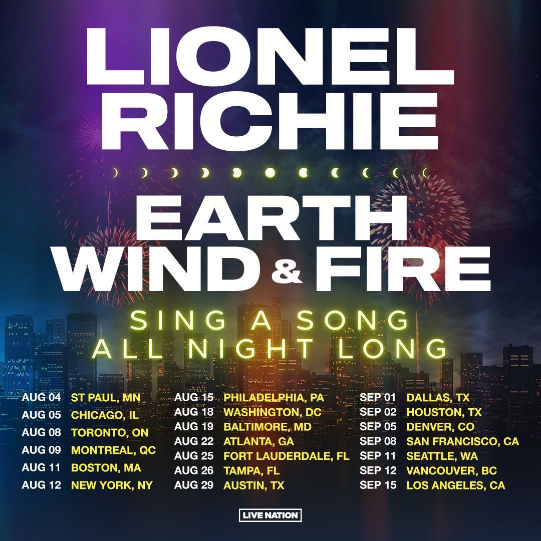 Lionel Richie And Earth, Wind & Fire – Sing A Song All Night Long