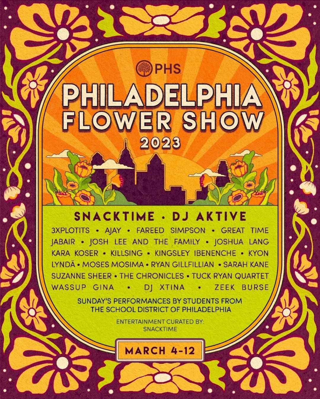 Philadelphia Flower Show 2023 March 412 at Pennsylvania Convention