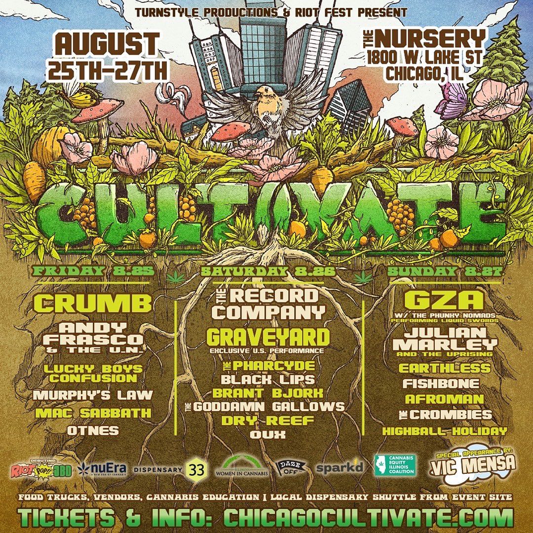 Chicago Cultivate Festival at The Nursery on Sat, Aug 26th, 2023 200 pm