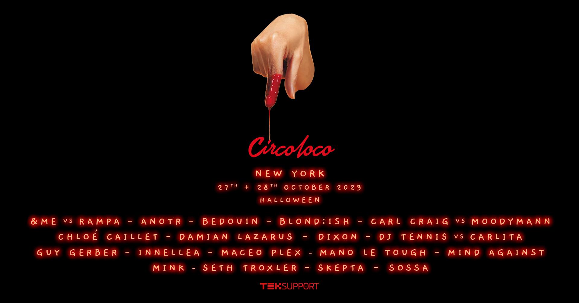 Circoloco Halloween 2023 at RSVP For Location on Fri, Oct 27th, 2023