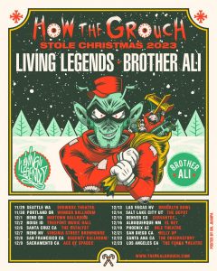 Living Legends & Brother Ali – How The Grouch Stole Xmas Tour 2023