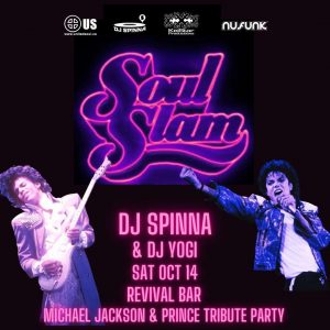 Soul Slam with DJ Spinna – The Original Prince & Michael Jackson Party