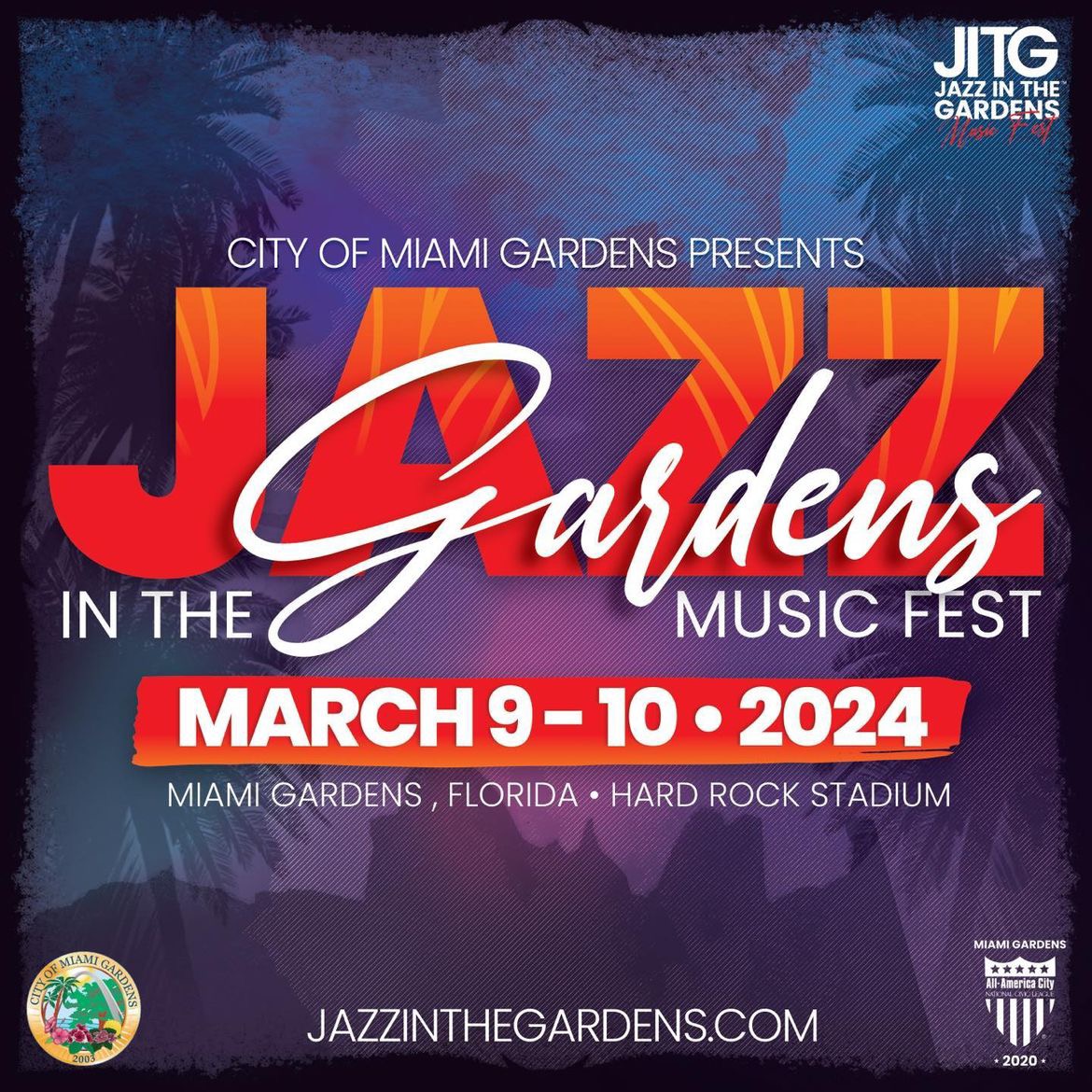 17th Annual Jazz In The Gardens Music Festival