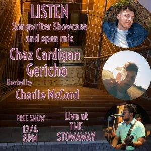 Listen Songwriter Night Hosted by Charlie McCord