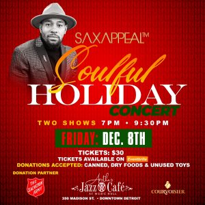 Saxappeal’s Soulful Holiday Concert