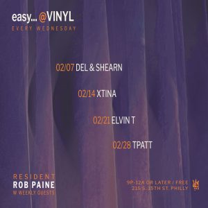 easy…@vinyl : Rob Paine w weekly guests