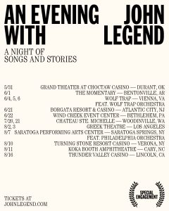 An Evening With John Legend: A Night of Songs and Stories