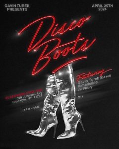 Disco Boots: Gavin Turek (DJ Set), Rimarkable, Val Fleury
