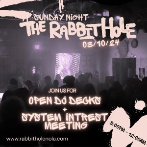 Rabbit Hole Open DJ Decks + System