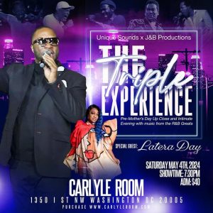 The Triple Experience “Pre-Mother’s Day Evening with music from R&B Greats”