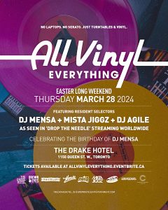 All Vinyl Everything – Easter Long Weekend Edition