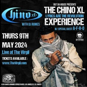 CHINO XL + Special Guest A-F-R-O
