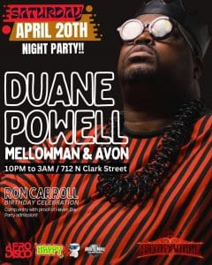 Duane Powell, Mellowman & Avon – Ron Carroll Bday Celebration