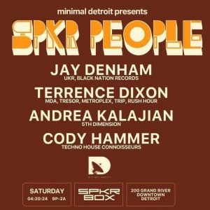 Spkr People ft. Jay Denham, Terrence Dixon, Andrea Kalajian, Cody Hammer