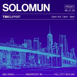 Teksupport: Solomun (open-air) 2ND SHOW ADDED