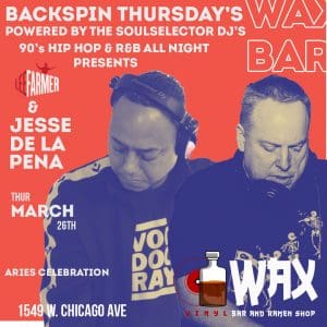 Backspin Thursdays at Wax Vinyl Bar powered by the Soul Selector DJs