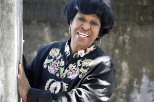 Thais Clark with the Young Bucks Orchestra