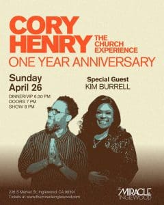 Cory Henry Presents: The Church Experience – Celebrating One Year