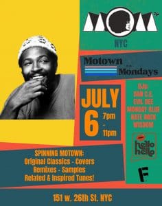 Motown on Mondays NYC