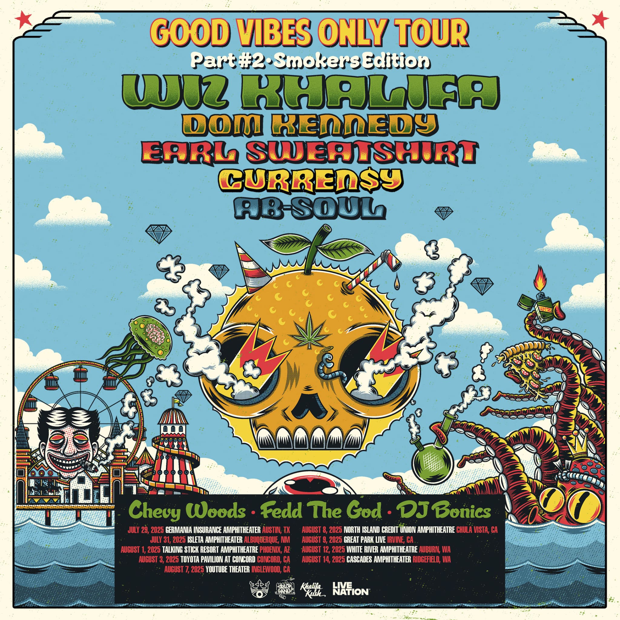 Wiz Khalifa – Good Vibes Only Tour: Smoker's Edition at White