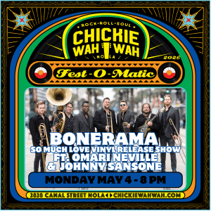 Bonerama “So Much Love” Vinyl Release Show Ft. Omari Neville and Johnny Sansone