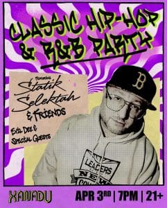 CLASSIC HIP-HOP & R&B Party ft. Statik Selektah & friends (skate)