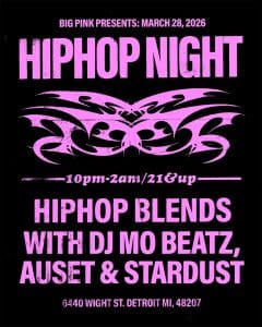 HIPHOP NIGHT: DJ MO BEATZ, AUSET, & STARDUST (CLUB BANGERS ALL NIGHT)