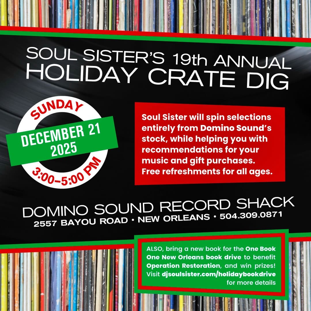 Soul Sister’s 19th Annual HOLIDAY CRATE DIG