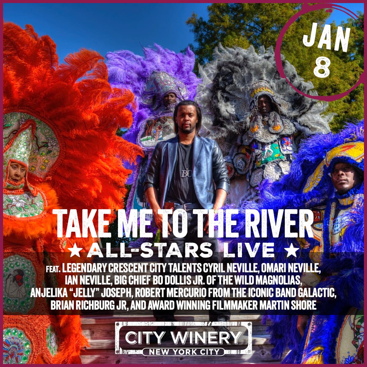 Take Me To The River All-Stars Live at City Winery on Thu, Jan 8th