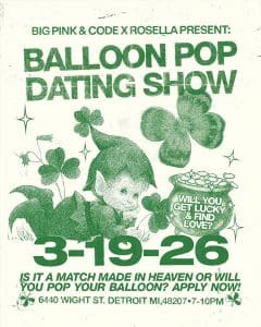 BALLOON POP DATING GAME (MUSIC + LIVE DATING SHOW)