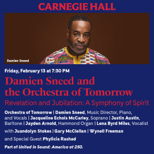 Damien Sneed and the Orchestra of Tomorrow