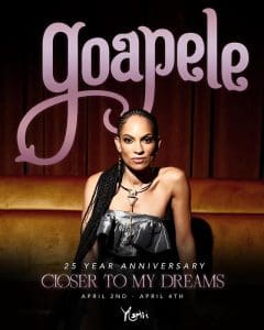 Goapele: 25th Anniversary, Closer to My Dreams