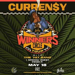 The Winner’s Circle Tour – Curren$y w/ The 747 Band + Fendi P.