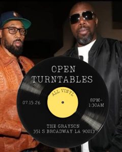 Open Turntables – Deejay Mariquita