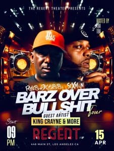 Ras Kass & Sixman w/ Special Guest King Crayne