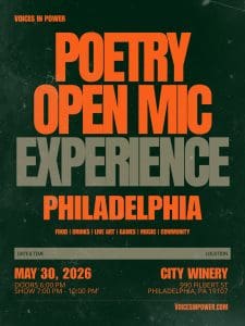 Philadelphia – a Poetry Open Mic Experience | Voices In Power