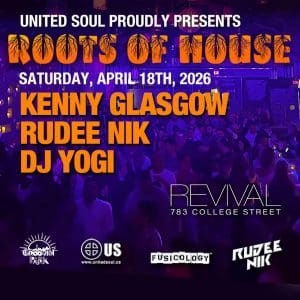 Roots of House w/ Kenny Glasgow, Rudee Nik & DJ YOGI