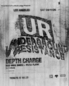 Underground Resistance x Hood Rave x Black Lodge: DEPTH CHARGE + Special Guests