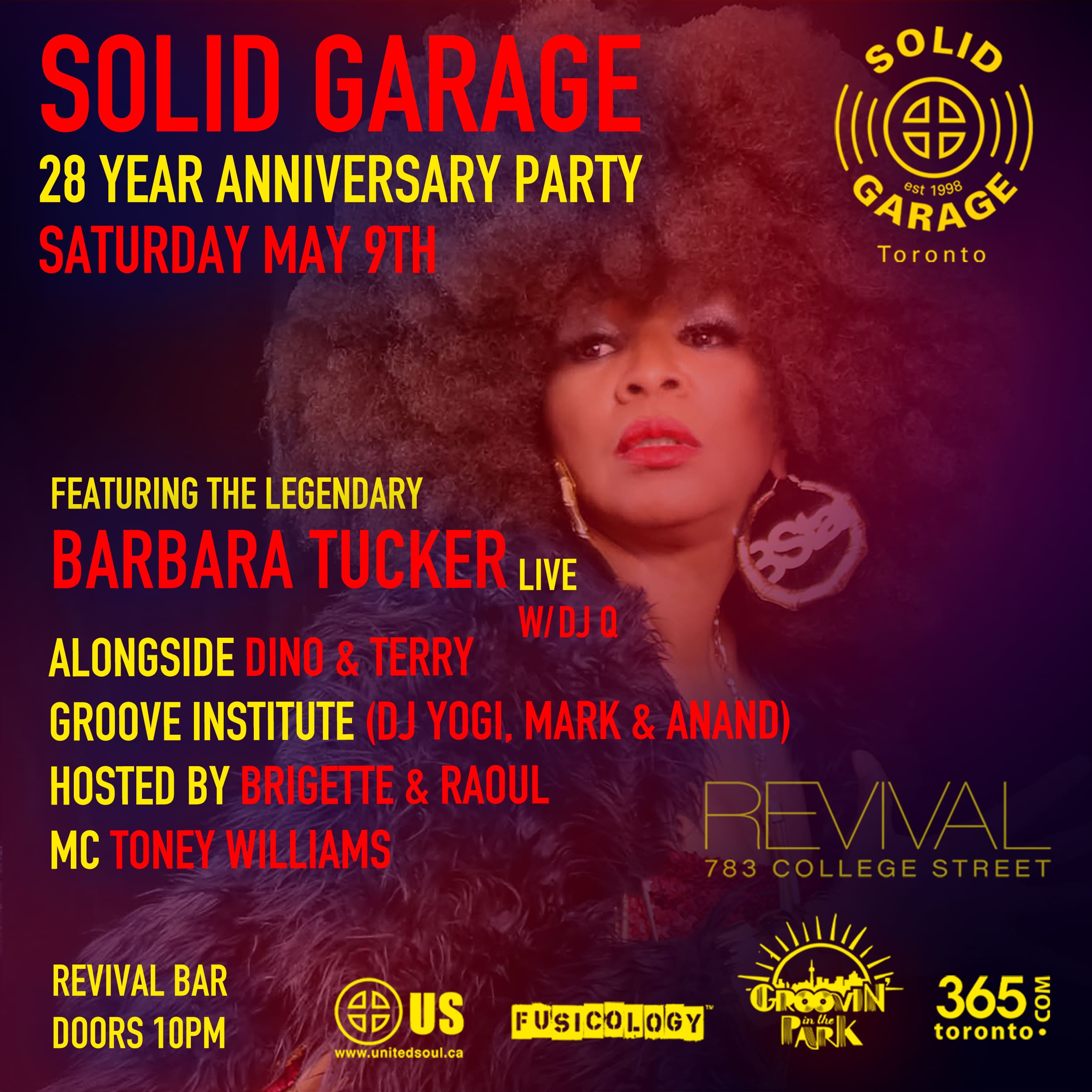 Solid Garage 28 Year Party w/ Barbara Tucker Live