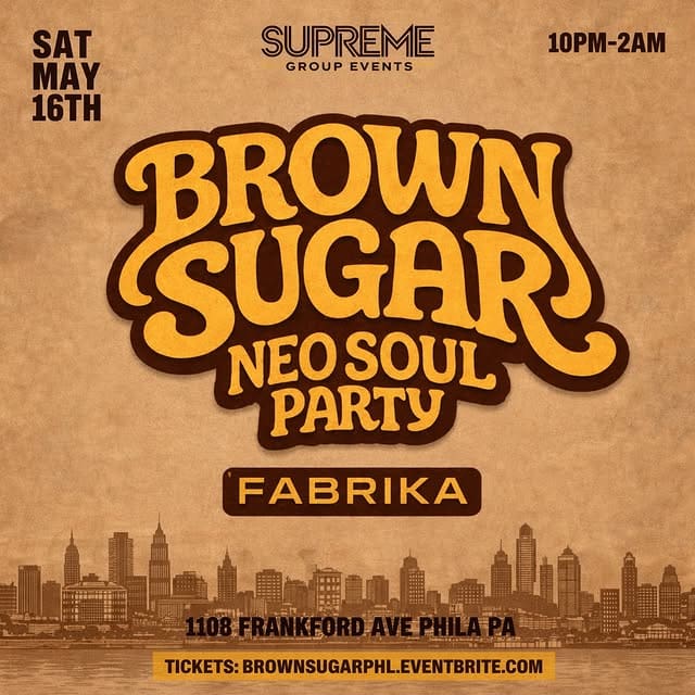 Brown Sugar Neo Soul + R&B Party