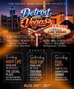 Detroit Meets Vegas Weekend | Night Life