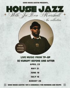 House Jazz with JaRon Marshall & The Collective, featuring DJ Kurupt