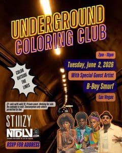 Underground Coloring Club w/ B-Boy Smurf