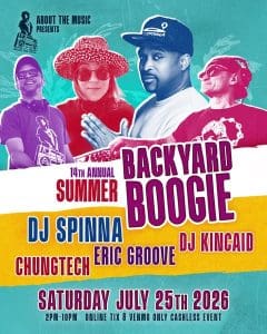 14th Annual Summer Backyard Boogie ft. DJ Spinna, DJ Kincaid & more