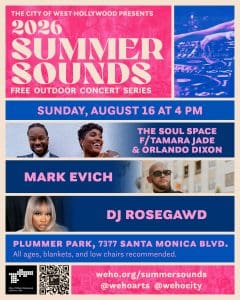 Tamara Jade & Orlando Dixon, Mark Evich, DJ Rosegawd at Summer Sounds