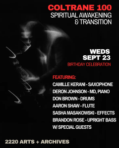 COLTRANE 100 : Spiritual Awakening & Transition