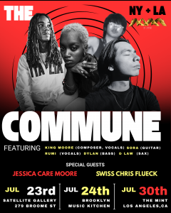 The Commune Live Tour ft. Jessica Care Moore, Swiss Chris Flueck