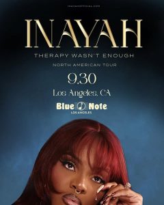 Inayah – Therapy Wasn’t Enough North America Tour