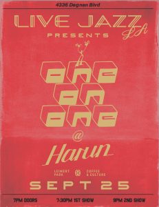1 on 1 @ Harun Presented by Live Jazz LA